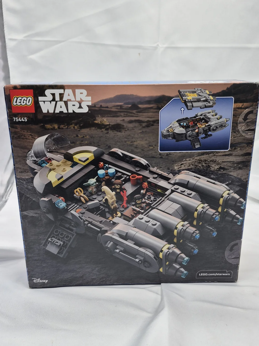 LEGO Star Wars Anzellan Starship 75445 - Gray and Yellow Building Set